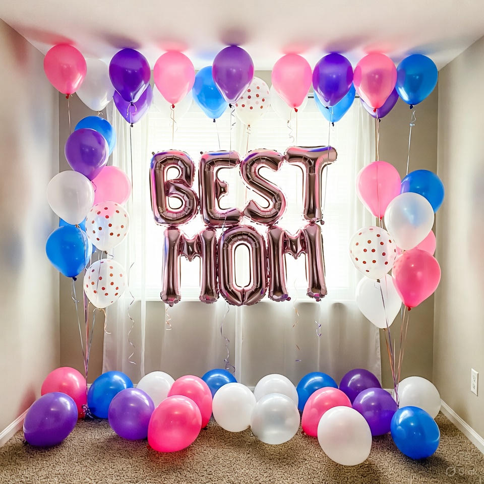 Best Mom Wall Balloon Decoration - Image 2