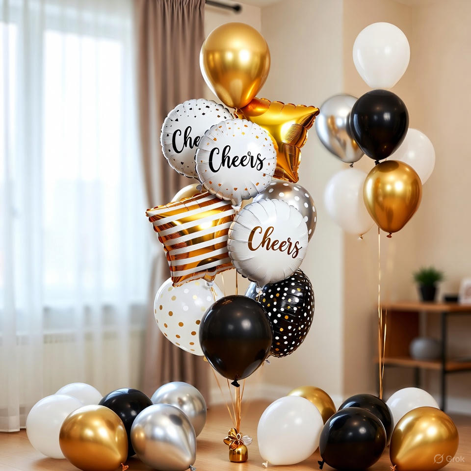 Fathers Day Cheers Balloon Bouquet - Image 2