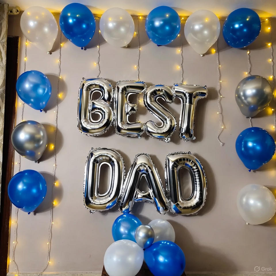 Best Dad Balloon Decoration - Image 2